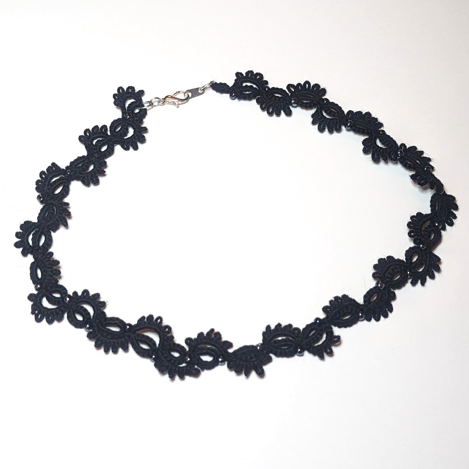 Black Elise Choker on white background